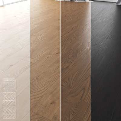 现代木地板3D模型下载